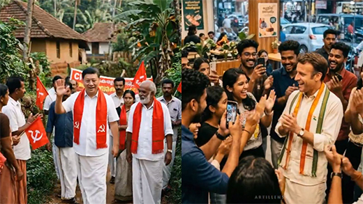 Kerala poll campaign AI video